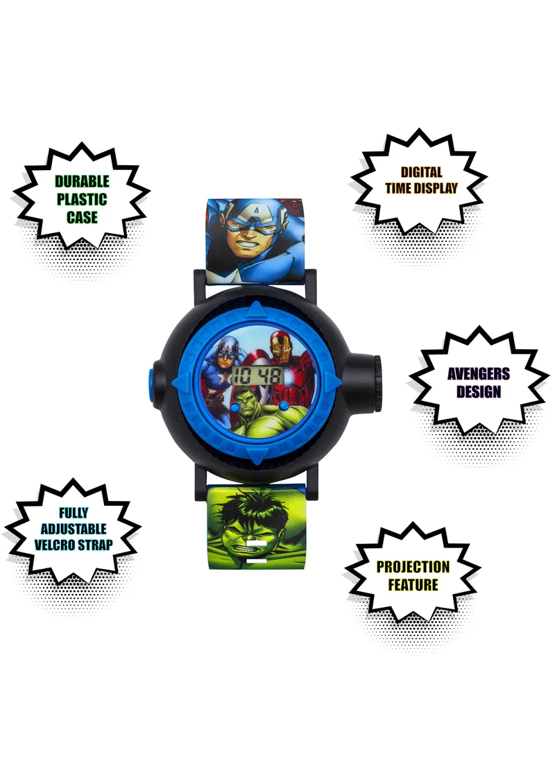 Disney Disney Marvel Avengers Blue Silicon Strap Boys Watch - AVG3536ARG