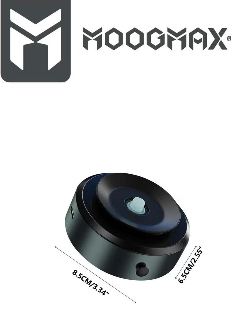 MOOGMAX MOOGMAX Double-Sided Magnetic Phone Stand | Universal Smartphone Holder with 360° Rotation | Premium Aluminum Phone Mount for Desk, Car & Home - Image 2