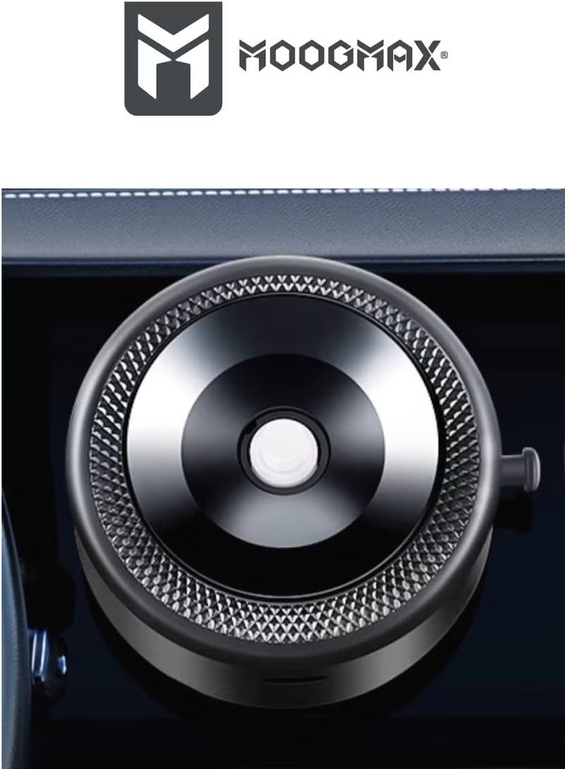 MOOGMAX MOOGMAX Double-Sided Magnetic Phone Stand | Universal Smartphone Holder with 360° Rotation | Premium Aluminum Phone Mount for Desk, Car & Home - Image 5