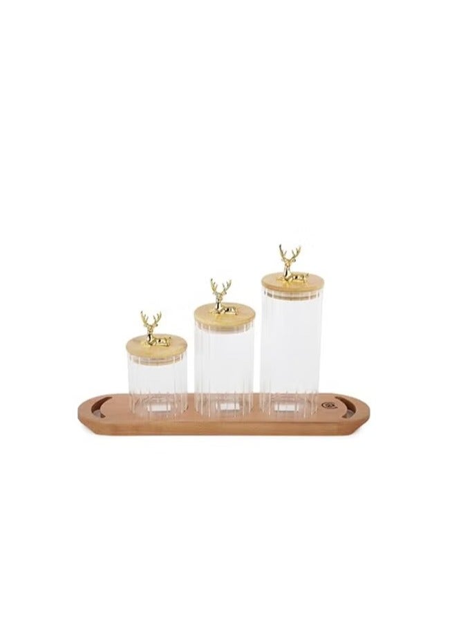 طقم كوفي غزاله 3 قطع (1100,800,500مل) - Image 2