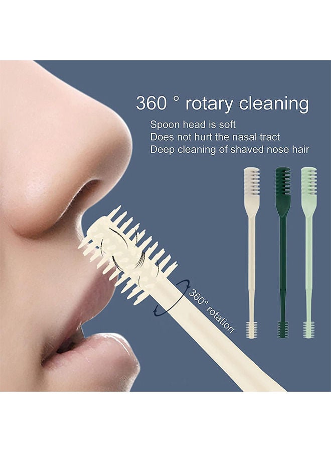 12 قطعة من ماكينة تشذيب شعر الأنف، ماكينة تشذيب شعر الأنف تدور 360 درجة، سهلة الحمل، مناسبة للنساء والرجال - Image 2