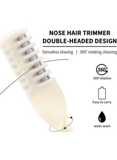 Depend 12 PCS Nose Hair Trimmer, 360 Degree Rotating Nose Hair Plucker, Easy to Carry Around, Suitable for Women and Men  - Image 3