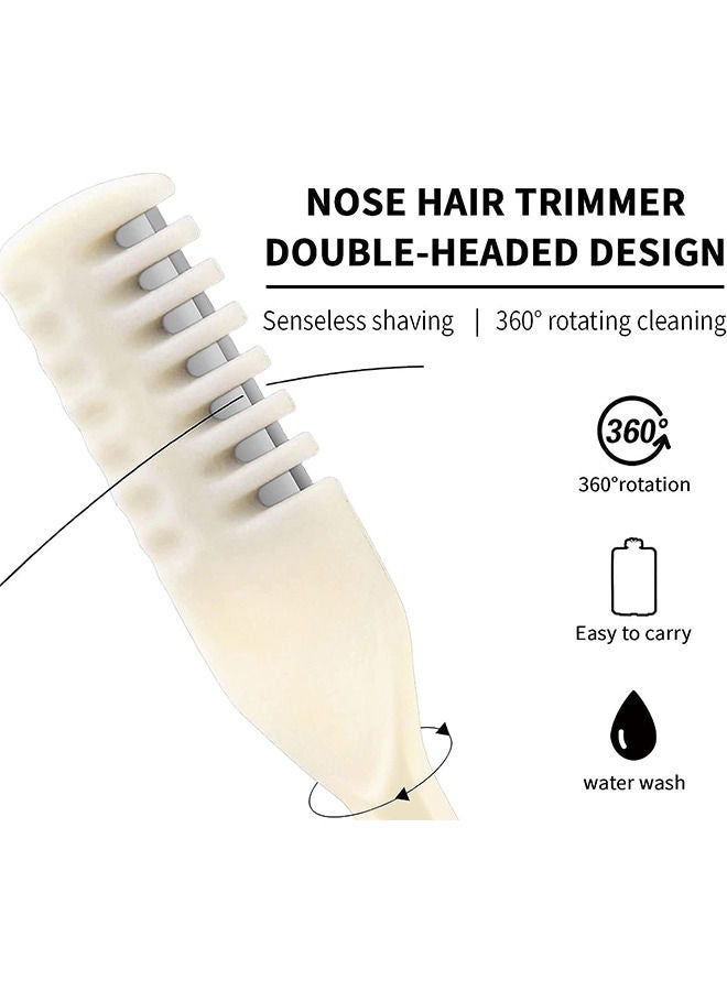 12 قطعة من ماكينة تشذيب شعر الأنف، ماكينة تشذيب شعر الأنف تدور 360 درجة، سهلة الحمل، مناسبة للنساء والرجال - Image 3