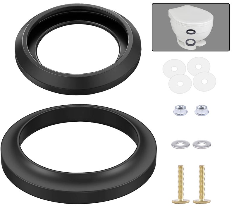 boeemi RV Toilet Seal Kit Replacement for Thetfords Toilet Parts Ball Seal 34120 Mounting Hardware Kit Compatible with Aqua Magic Style Plus Style II and Residence - Image 2