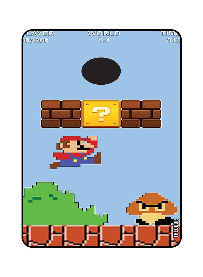Theodor Protective Flip Case Cover For Samsung Galaxy A7 Lite 2021 8.7 Inches with Auto Wake/Sleep Mario Game - Image 1