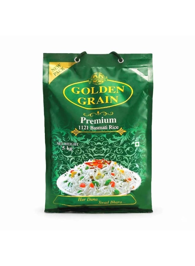 Golden Grain Premium 1121 Basmati Rice- 5kgs