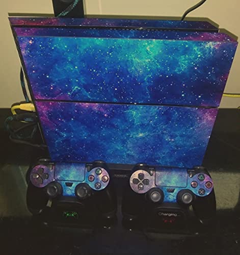 Oiokew Decal Skin for Ps4, Whole Body Vinyl Sticker Cover for PlayStation 4 Console and Controller (Include 4pcs Light Bar Stickers) (PS4, Wood Grey) - Image 3