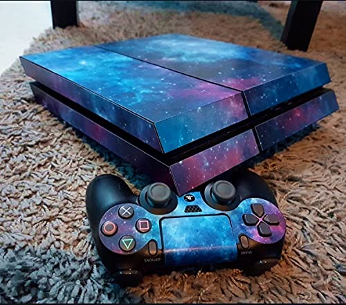 Oiokew Decal Skin for Ps4, Whole Body Vinyl Sticker Cover for PlayStation 4 Console and Controller (Include 4pcs Light Bar Stickers) (PS4, Wood Grey) - Image 2