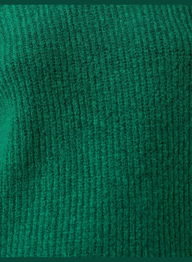 KOTON Crop Sweater Turtleneck Long Sleeve