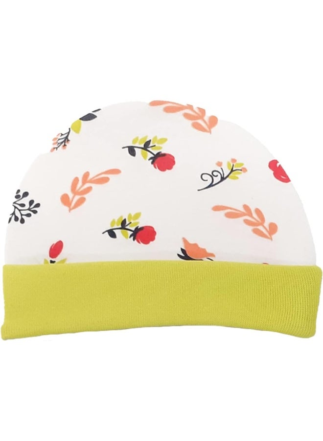 Luvlap Luv Lap 100% Cotton Baby Caps, Mittens and Booties Combo Set for 0-6 Months - Pack of 2 (Assorted) - Image 3