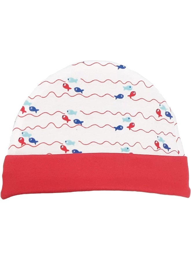 Luvlap Luv Lap 100% Cotton Baby Caps, Mittens and Booties Combo Set for 0-6 Months - Pack of 2 (Assorted) - Image 5