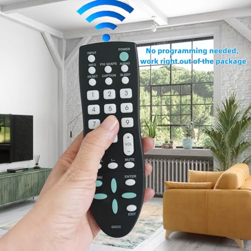 Kassionel GXCC sub GXFA Replacement Remote Control Compatible for Sanyo LCD CRT TV HDTV FW32D06F FVM4212 FVM3982 FVM3261 FVE3963 FVE3923 SVD2317 DP42D23 DP42740M DP39E63 - Image 4