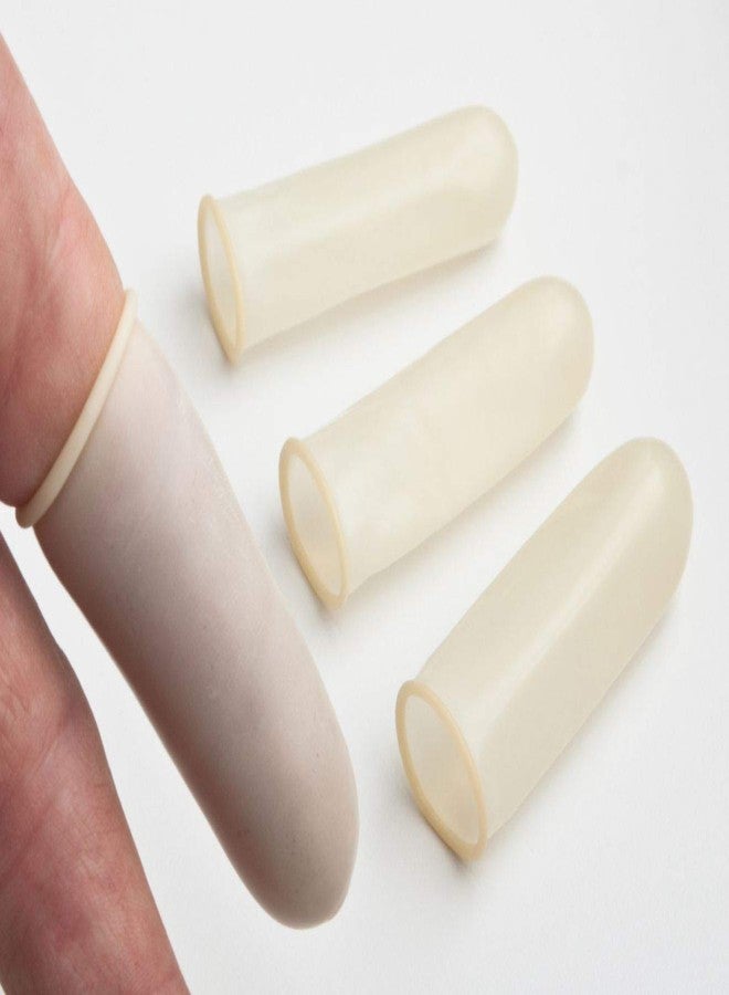 Dukal 4420 XL XL Tech-Med Reinforced Finger Cot, XL, Latex, Pack of 144