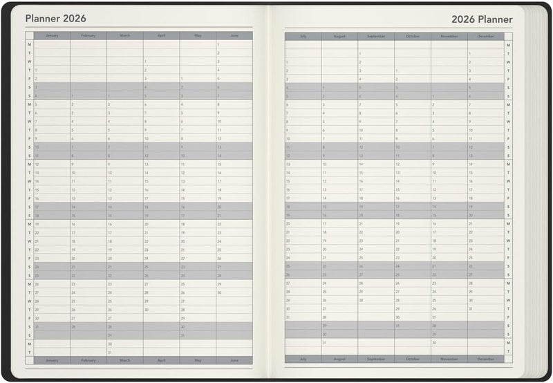 Collins - Legacy - 2026 12 Month Calendar Year Planner, Day-To-Page with 1/2 Hourly Appointments Diary, A4 Hard Cover - Blue (CL41.60-26) - Image 5