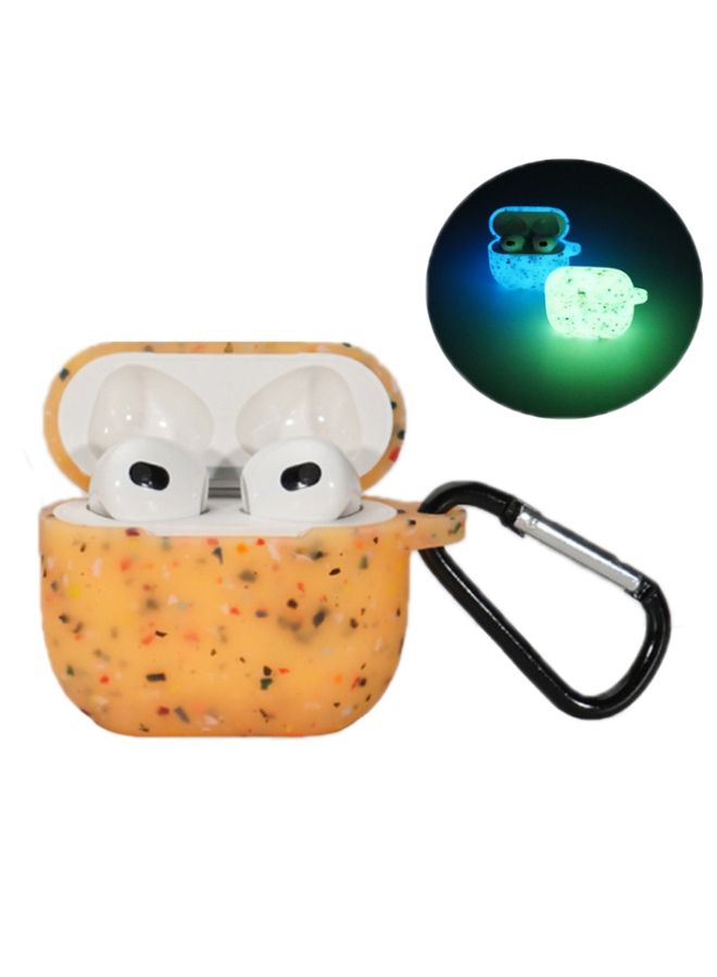 Raxoom Case Cover For AirPods Pro Bluetooth Earphone Silicone Case Luminous Orange