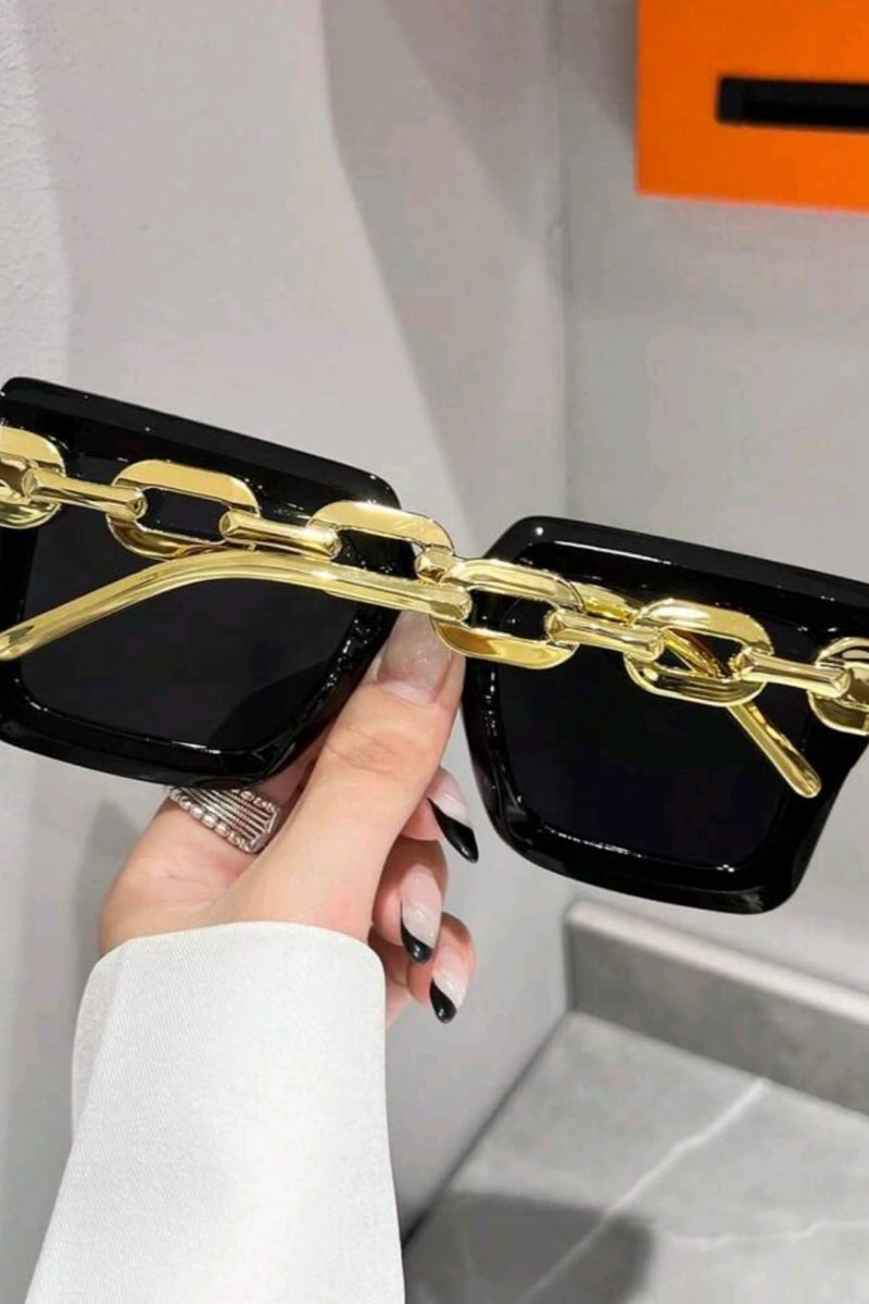 شي إن زوج واحد من النظارات الشمسية ذات الإطار الكامل المربع، - Image 4