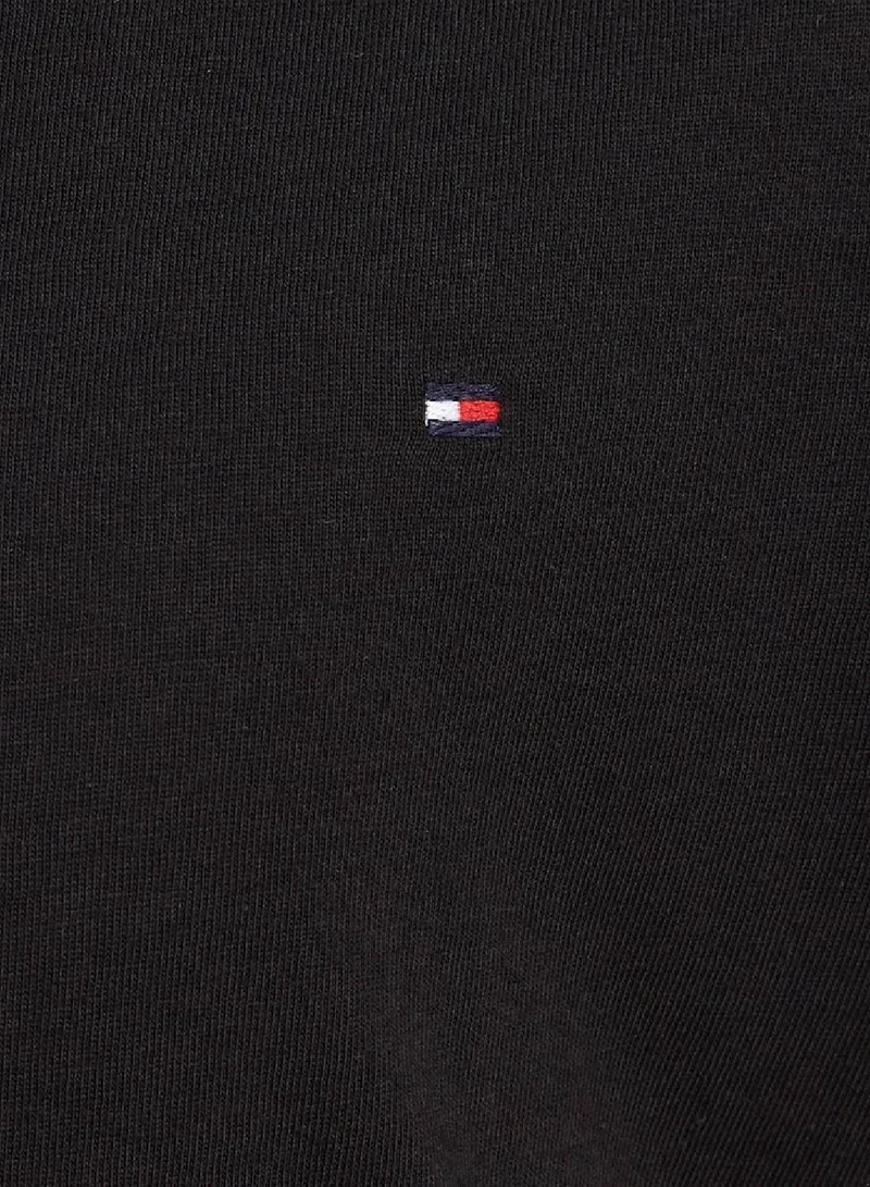 TOMMY HILFIGER Boys' Short Sleeves T-Shirt - Cotton, Black