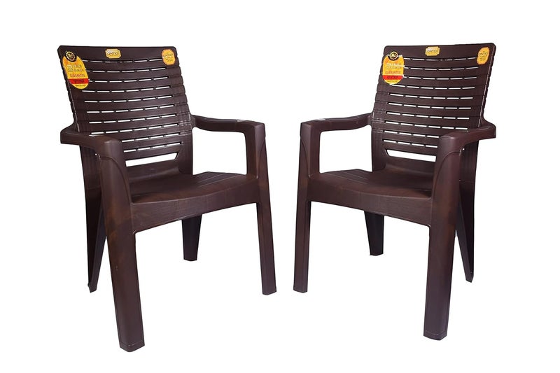 ANMOL Moulded Comfortable high Back Chair with Heavy Structure Weight Bearing Capacity 200 kg - Image 4