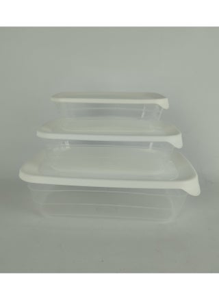 Max Plast Plastic Fridge Container Set, 3 different sized containers with airtight lids - pzsku/Z7AF91B7580780EAC8F9BZ/45/1744273823/327104f8-e5f9-4aea-ad79-bd692c13a78d