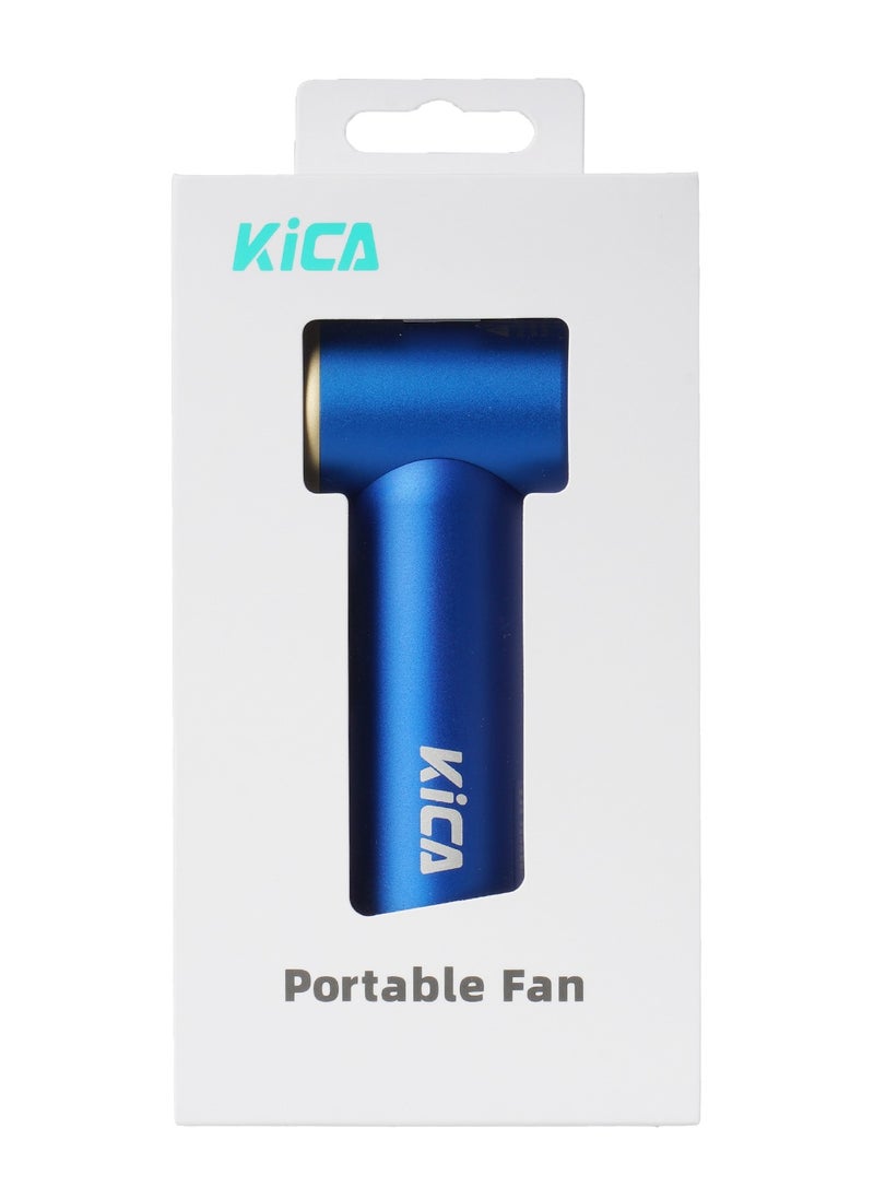 KiCA Kica Jetfan Mini Fan Handheld Portable Turbo Fan,Rechargeable Personal Fan,Stepless Speed Control,13Hrs Long-Lasting,Pocket-Sized Small Lightweight Jet fan for Travel/Outdoors Cooling  - Image 1