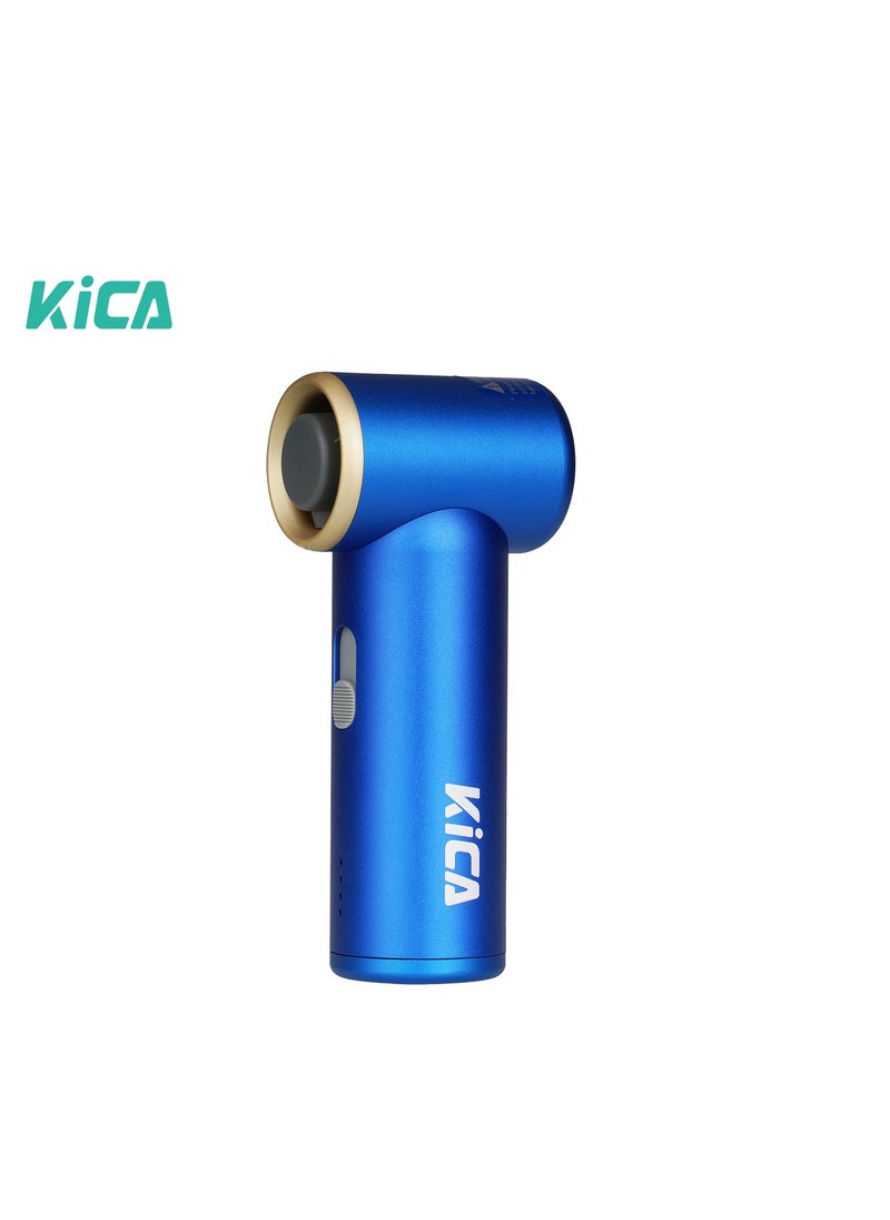 KiCA Kica Jetfan Mini Fan Handheld Portable Turbo Fan,Rechargeable Personal Fan,Stepless Speed Control,13Hrs Long-Lasting,Pocket-Sized Small Lightweight Jet fan for Travel/Outdoors Cooling  - Image 2