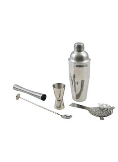 Point-Virgule Cocktail set with Cobbler shaker, jigger, muddler, bar spoon and strainer 