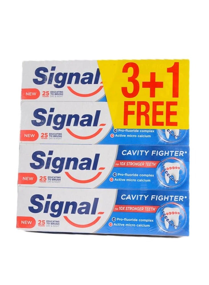 Signal Whitening Toothpaste 75ml 3+1 Free - Image 1