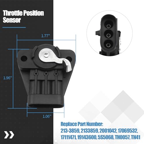 KMBNTU Throttle Position Sensor Fit for Chevy for GMC for Oldsmobile Bravada for Pontiac Replace 2133859 2133859 2001042 17069532 17111471 19143600 - Image 3