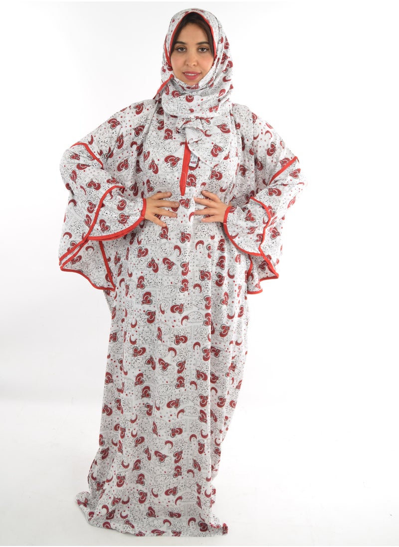 SD - One Piece Islamic Women Prayer Dress Spacious And Comfortable Excellent Material - Image 1