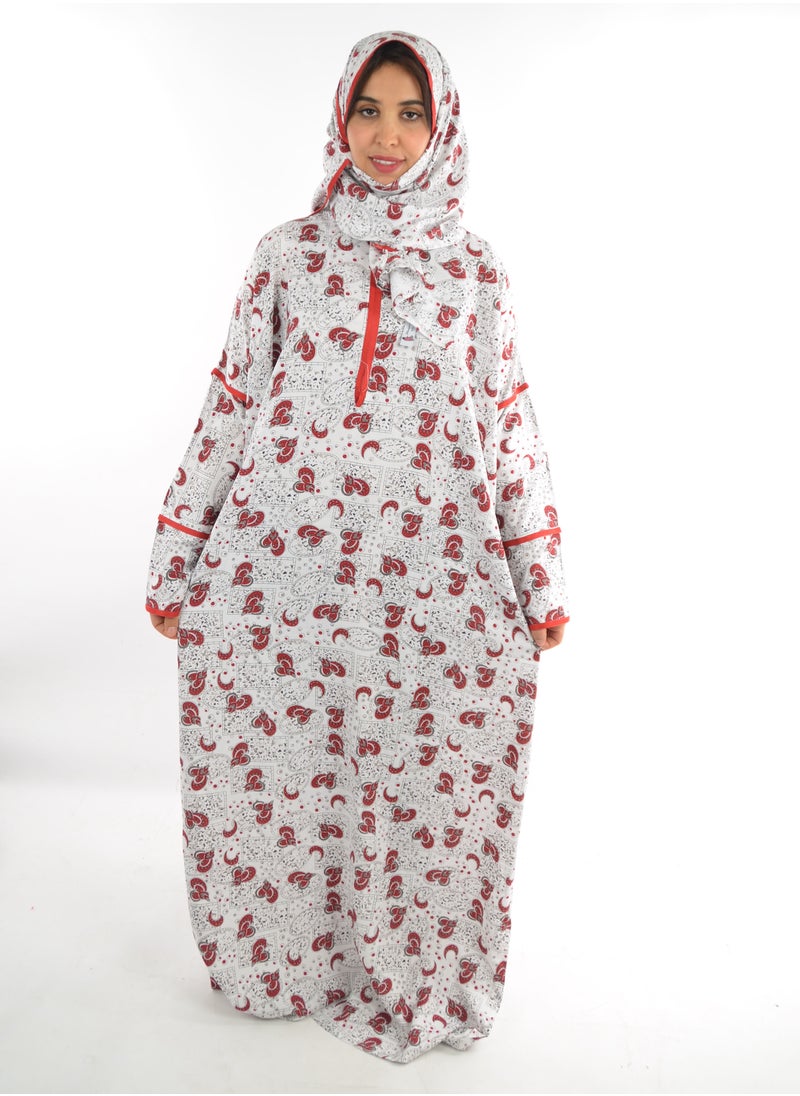 SD - One Piece Islamic Women Prayer Dress Spacious And Comfortable Excellent Material - Image 1