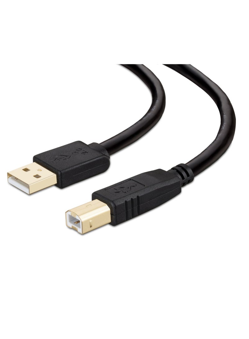 FUJISHKA Fujishka 1.5 Meter USB to Printer Cable AM/BM – High-Speed Data Transfer  - Image 1