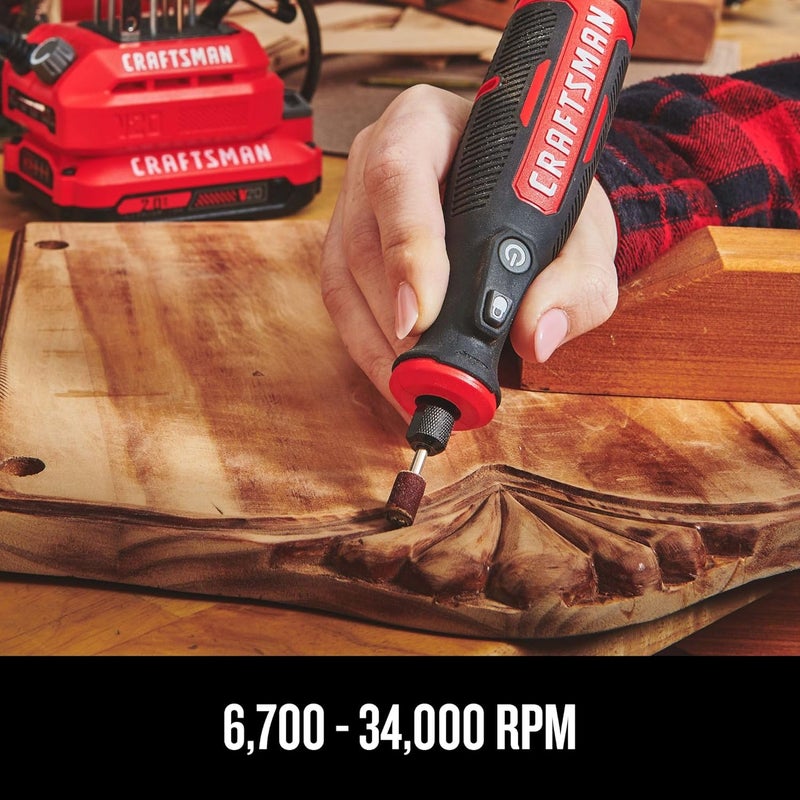 CRAFTSMAN أداة دوارة كرافتسمان V20 بدون سلك فقط CMCE030B - Image 3