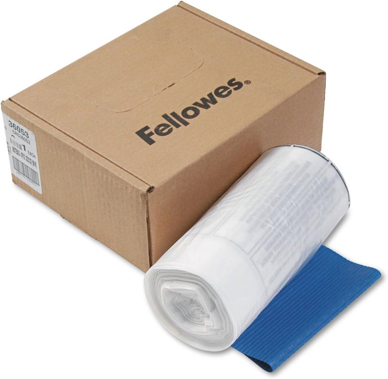 Fellowes 36053 Powershred Shredder Waste Bags - 100 Count for 90S, 99Ci, 99Ms, AutoMax 200C, and AutoMax 130C - Image 1