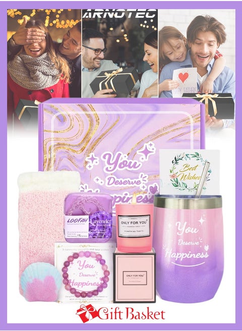 Birthday Gifts for Women, Casual Gift Basket Sets, Unique Gift Ideas for Women, Gifts for Mom Sisters Best Friend Wife, Gifts for Women for Colleagues Teachers Nurses