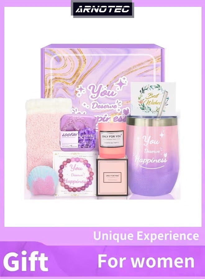 ARNOTEC Birthday Gifts for Women, Casual Gift Basket Sets, Unique Gift Ideas for Women, Gifts for Mom Sisters Best Friend Wife, Gifts for Women for Colleagues Teachers Nurses - Image 1
