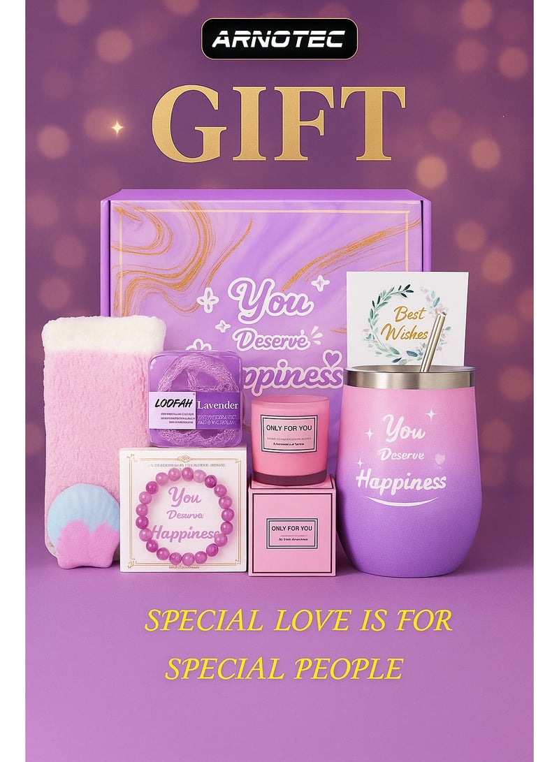 ARNOTEC هدايا عيد الميلاد للنساء، مجموعات سلال الهدايا العادية، أفكار هدايا فريدة للنساء، هدايا للأم والأخوات وأفضل الأصدقاء والزوجات، هدايا للنساء للزملاء والمعلمين والممرضات - Image 1