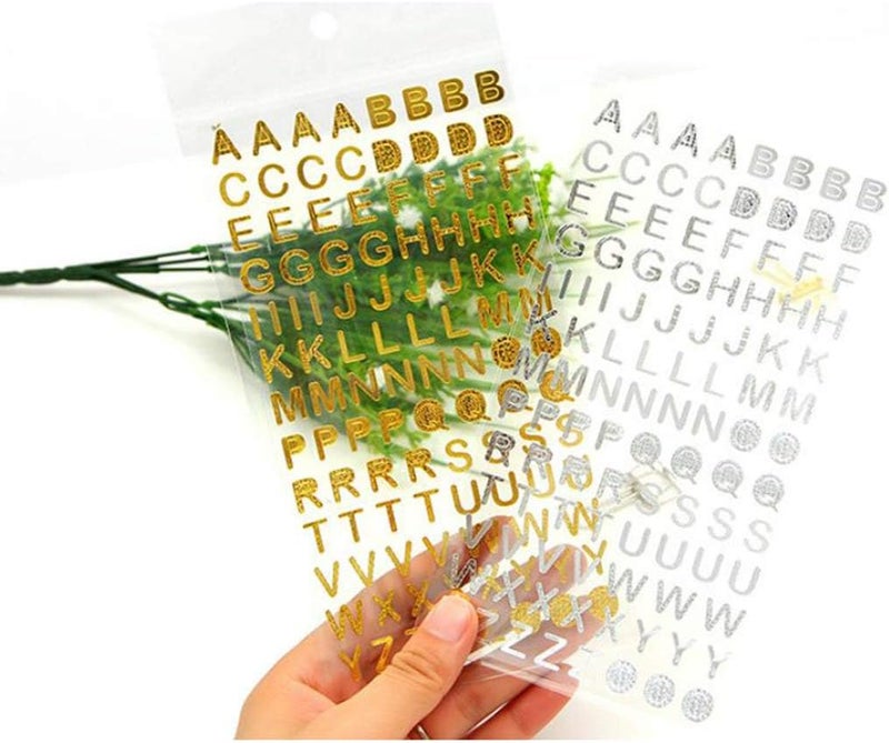 كلاراكو 6 قطع من ملصقات الحروف والأرقام والرموز، ذاتية اللصق، قابلة للإزالة - Image 5