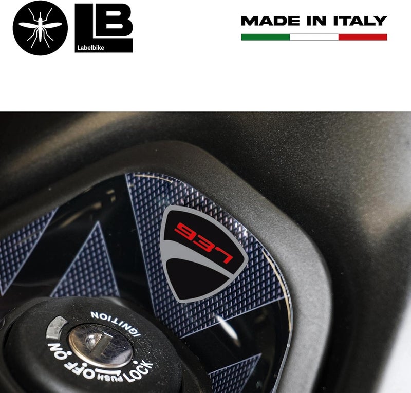 labelbike ملصق ريزن ثلاثي الأبعاد لمنطقة مفتاح الإشعال لدوقاتي مونستر 937 - Image 3