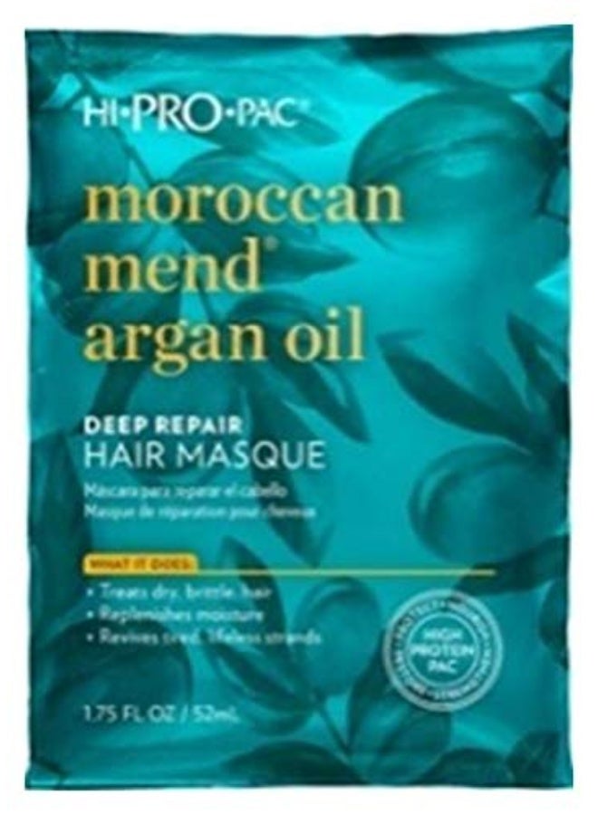 Hi-Pro-Pac Moroccan Argan Oil Deep Repair Masque 1.75 Oz (Pack of 6)