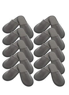 NANAO 10 Pairs Disposable Slippers Disposable Spa Slippers Unisex Spa Slippers for Hotel Travel Home Guest Massage Supplies  - Image 1