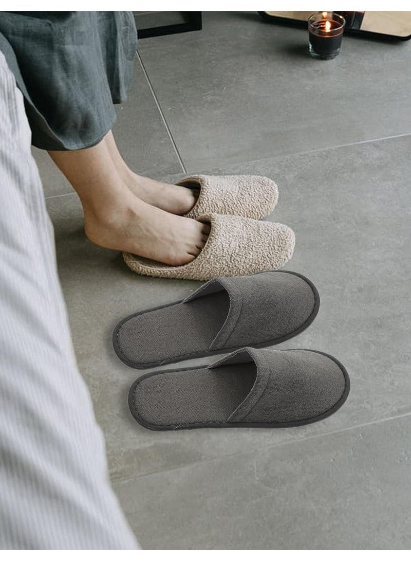 NANAO 10 Pairs Disposable Slippers Disposable Spa Slippers Unisex Spa Slippers for Hotel Travel Home Guest Massage Supplies - Image 5