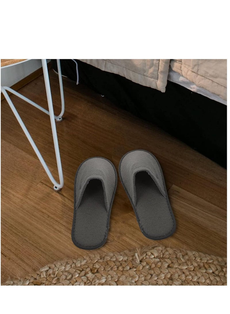 NANAO 10 Pairs Disposable Slippers Disposable Spa Slippers Unisex Spa Slippers for Hotel Travel Home Guest Massage Supplies - Image 3
