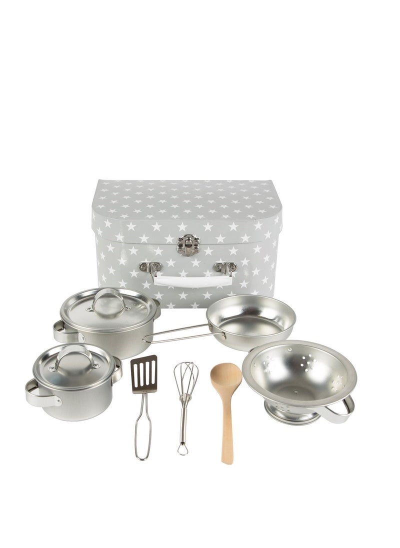 Sass and Belle Grey Stars Play Cooking Set - Adorable Toy Cooking Set for Kids - pzsku/Z7AF993DB6E2FD6300472Z/45/_/1727771089/99dc7c9a-1859-4b92-8440-32fea645166d