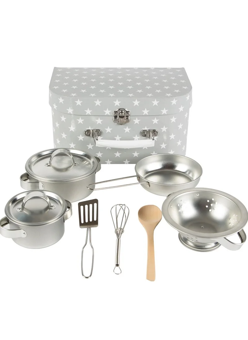 Sass & Belle Sass and Belle Grey Stars Play Cooking Set - Adorable Toy Cooking Set for Kids