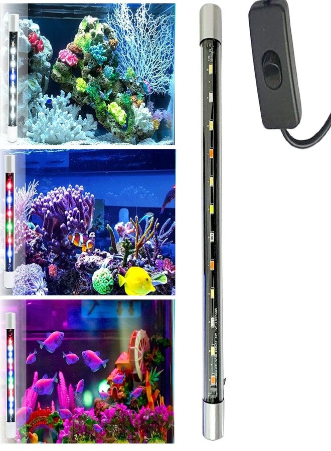Smiling Pets Multi-Colour Aquarium Fish Tank Light - LED Aquarium Light with Color Changing Switch, Submersible up to 2.5 ft Tank, Mix Color - Image 4