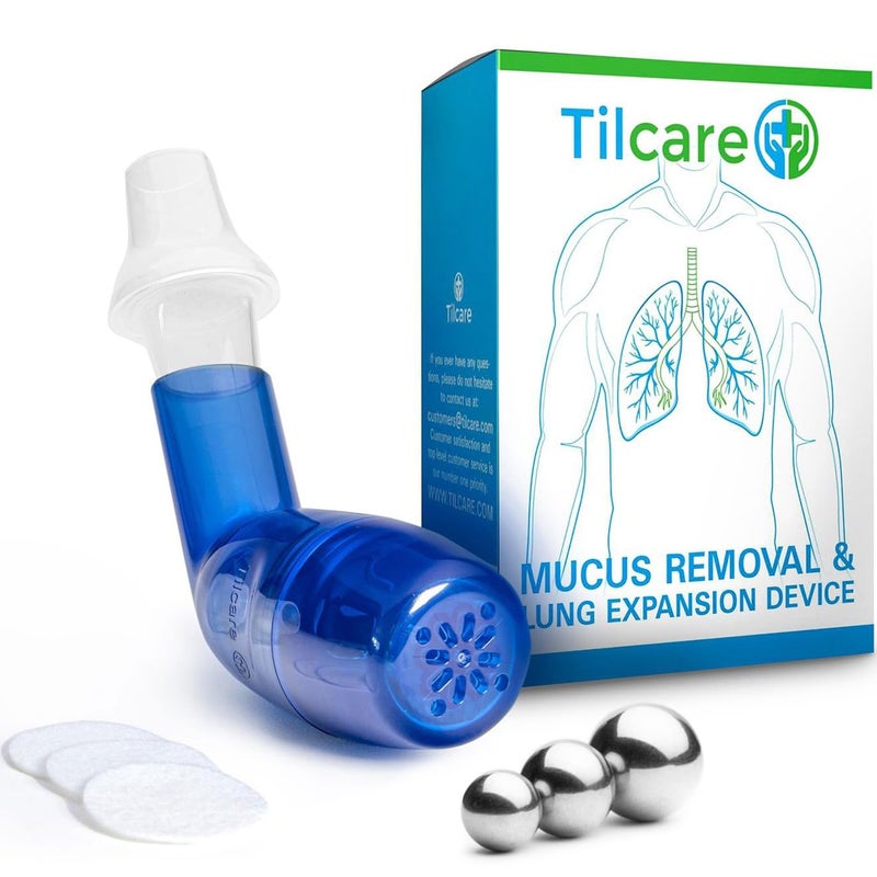 Tilcare Mucus Relief Cleanser Lung Expansion Device by Tilcare Breathing Exerciser for Better Fitness Sleep Perfect Treatment Aid for COPD Asthma Bronchitis Cystic Fibrosis OPEP Flutter Machine - Image 1