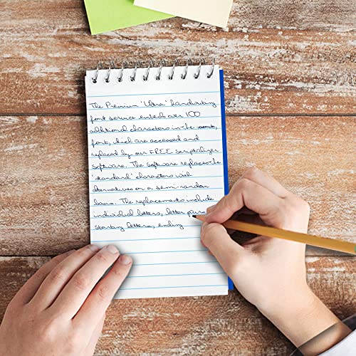 Alitte Small Notebooks, Spiral Notepads 3x5" - (Pack of 10) Pocket Notebook, Memo Pads For Home, Office, College, School - Lined College Ruled Paper - 5 Colored Notebooks, 75 Sheets Per Notebook - Image 5