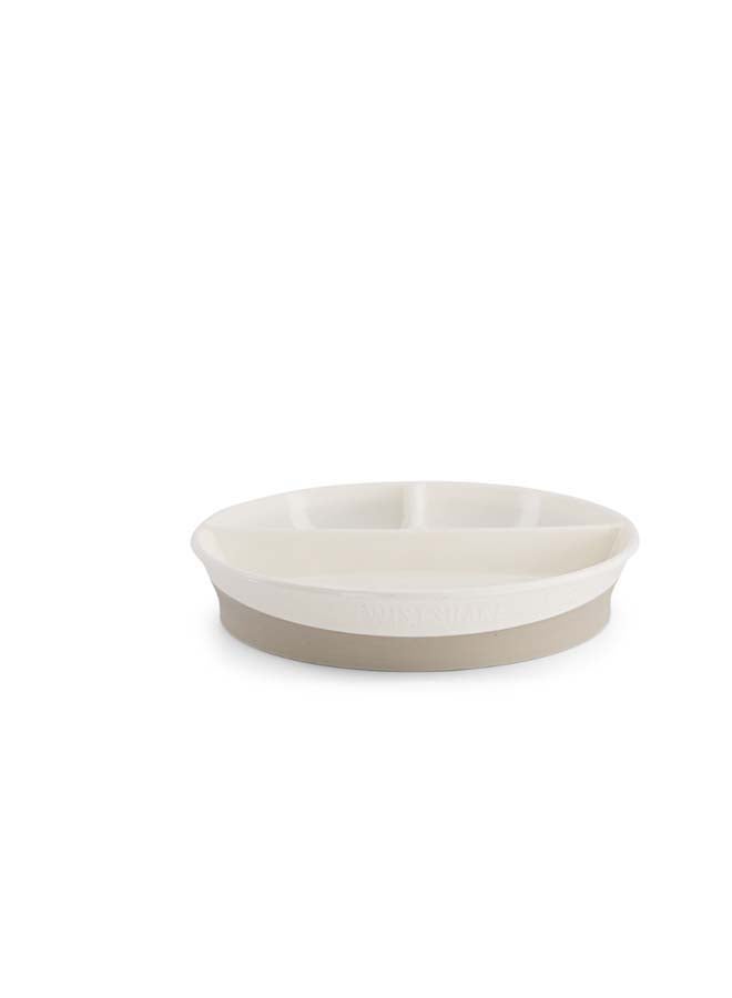 Twistshake Divided Plate 6+m White - Image 1