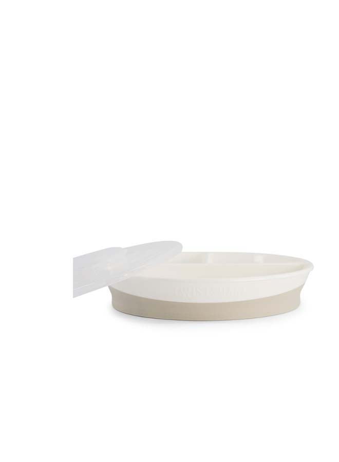 Twistshake Divided Plate 6+m White - Image 2