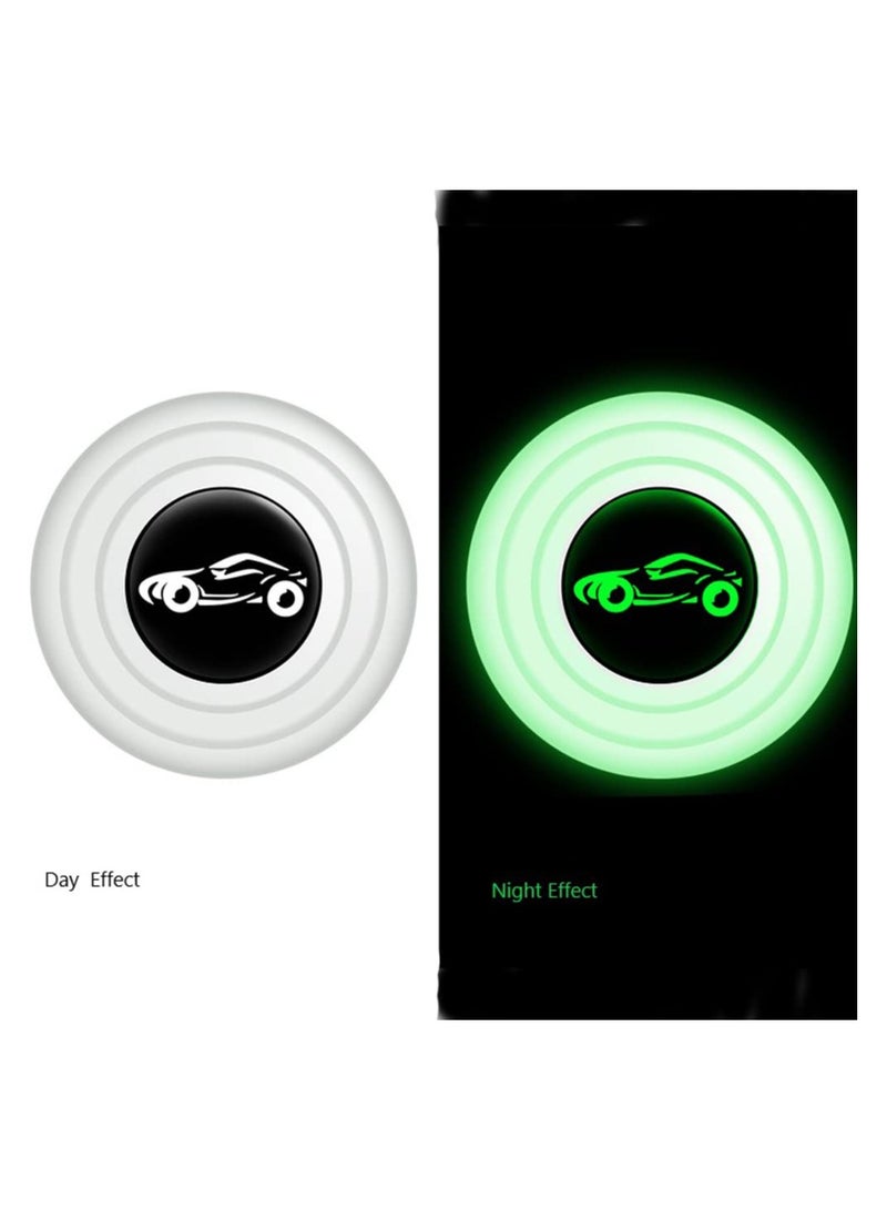 SYOSI Car Door Shock Absorber Anti-Collision Gasket Silicone Luminous Sound Insulation and Shock-Absorbing Gasket Fit for Car Gasket Parts (White) 30PCS - Image 5